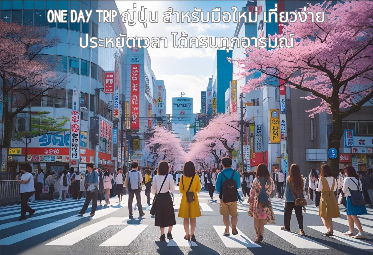 One Day Trip ญี่ปุ่น สำหรับมือใหม่ เที่ยวง่าย ประหยัดเวลา ได้ครบทุกอารมณ์